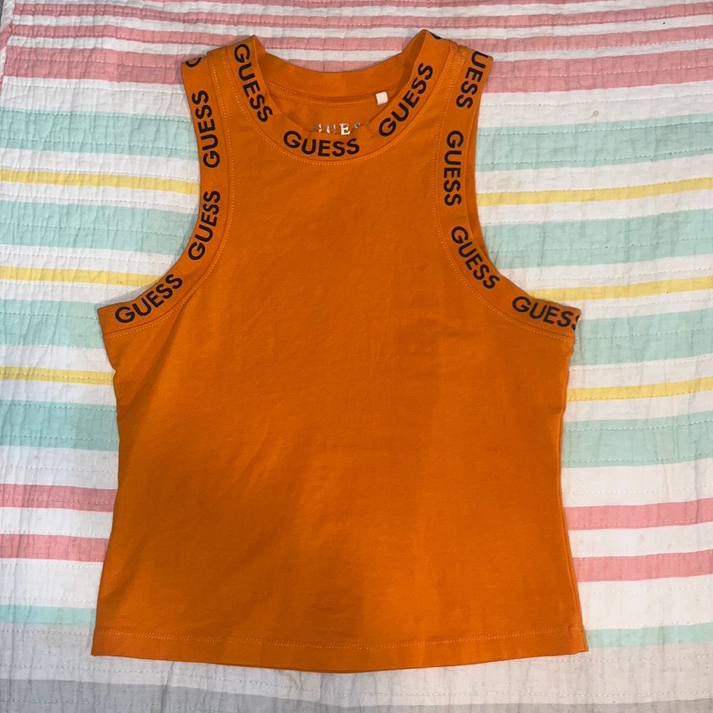 Orange tank top - Guess